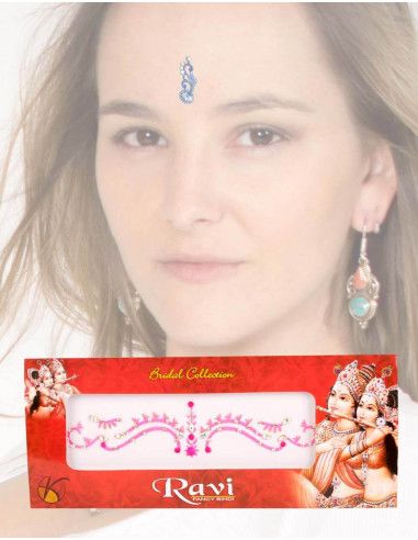 tika-cejas-bindi-frente-complementos-etnicos-danza-trivial-fucsia