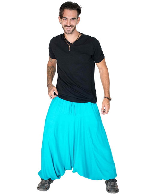 pants-saruel-man-hippie-blue