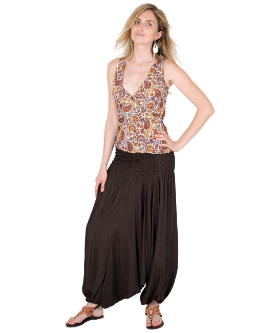 pants-aphgano-mono-dress-brown-chocolate