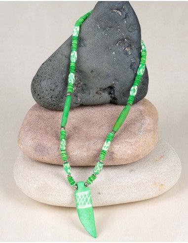 collar-hueso-verde-unisex-hippie-playa