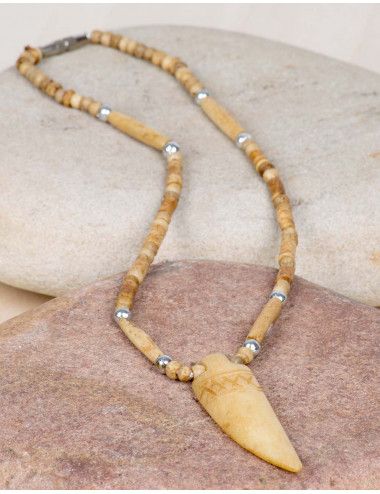 hippie-bone-beige-unisex-beach pendant