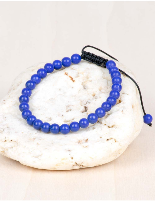 pulsera-azul-ajustable-hippie-unisex