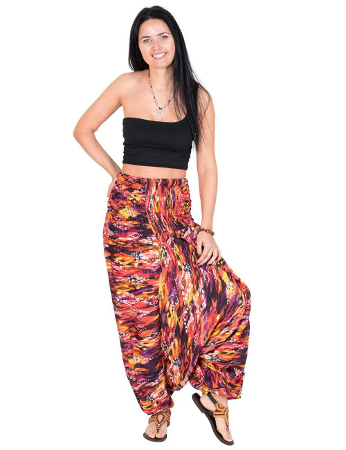 pantalon-saruel-rojo-estampado-mujer-hippie