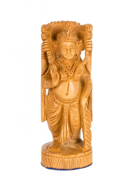estatua-lakshmi-tallada-en-madera-detalle