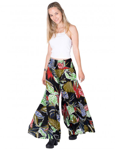 Paisley Wide Leg Trousers