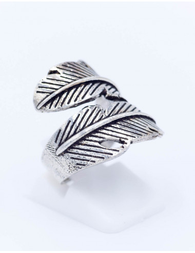 Carved Feather Ring