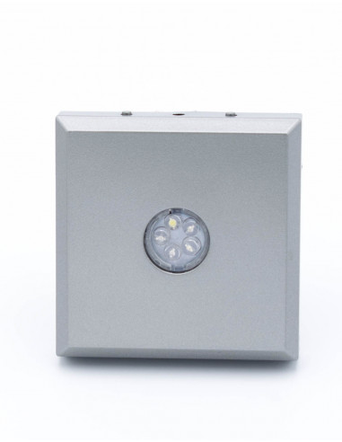 Quartz crystal over LED light