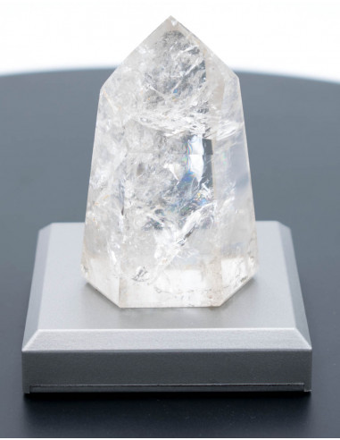 Quartz crystal over LED light