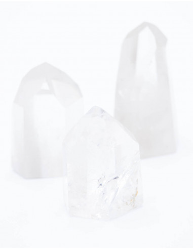 Crystal Quartz on Led Light