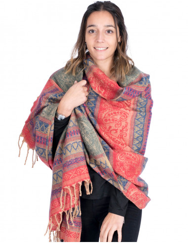 Cotton wool pashmina