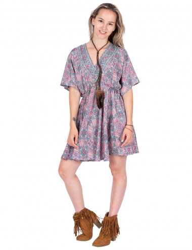 vestido-corto-boho-style-estampado-lila
