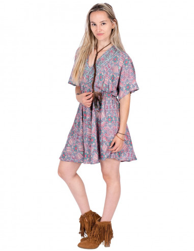 vestido-lila-boho-style-mangas-cortas