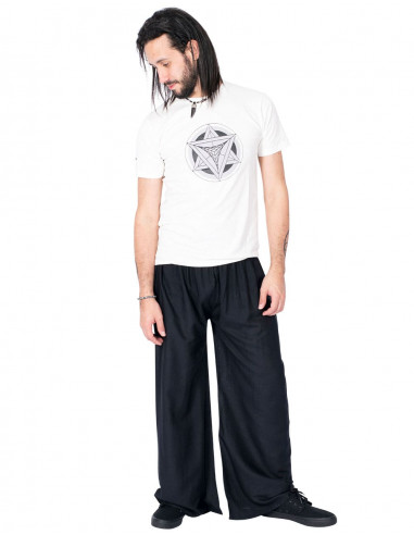 Wide Black Trousers