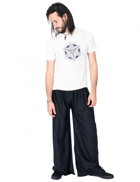 Wide Black Trousers