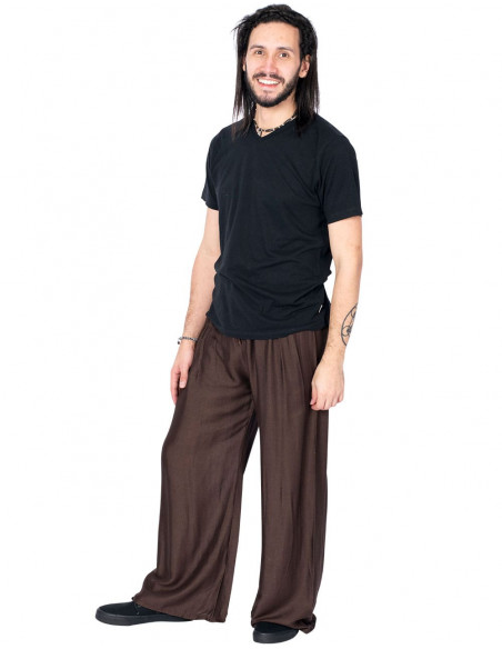Wide Brown Pants