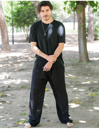 Straight Black Trousers