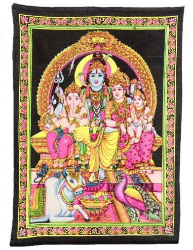 Shiva Family Tapestry