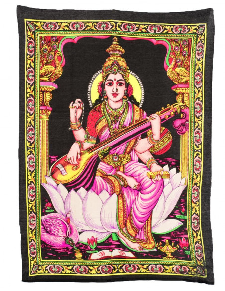 Tapestry of the Goddess Saraswati