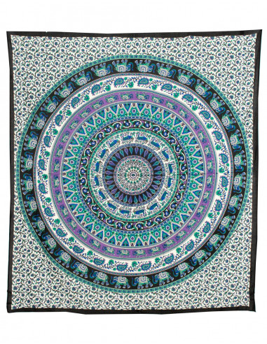 Mandala Elephants Bedspread