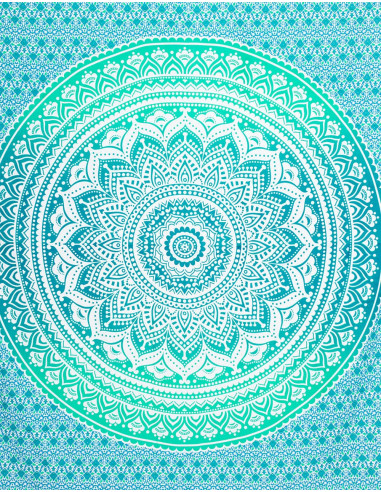 Light Blue Double Bed Quilt