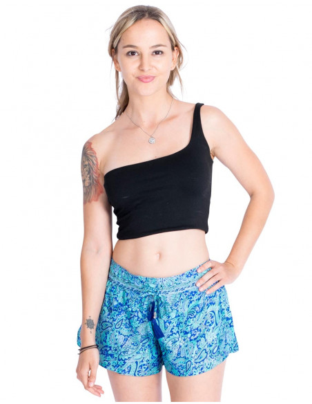 pantalon-corto-celeste-playa-mujer