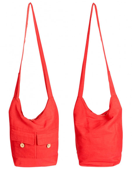 Shoulder bag in assorted solid colors
