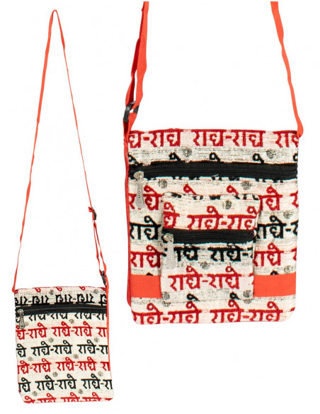 Red Double Strap Crossbody Bag