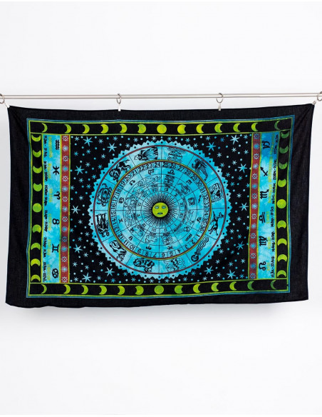 Celestial Zodiac Tapestry