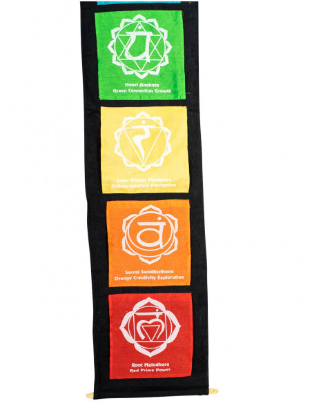 Vertical Tapestry 7 Chakras