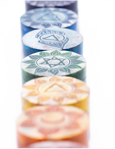 Stone jewelry boxes 7 chakras