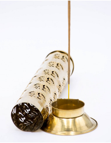 Metal Tower incense holder