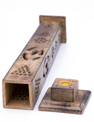 Rustic Vertical Incense Burner