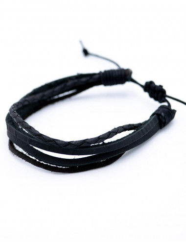 Multiple Black Bracelet