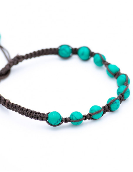 Turquoise Macrame Bracelet