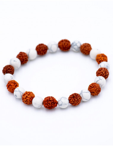 pulsera-piedra-mineral-howlita-y-rudraksha-paciencia