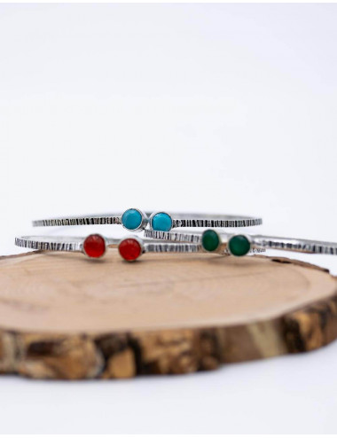 Delicate Bracelet with Two Stones