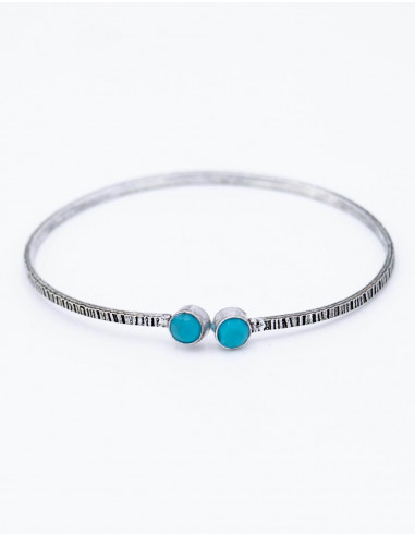 pulsera-plateada-con-piedras-minerales-celestes