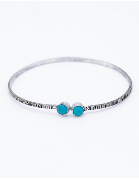 Fine Bracelet Two Stones