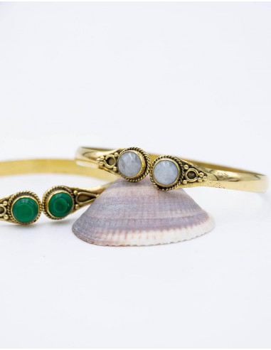 pulsera-dorada-con-piedra-mineral-colores