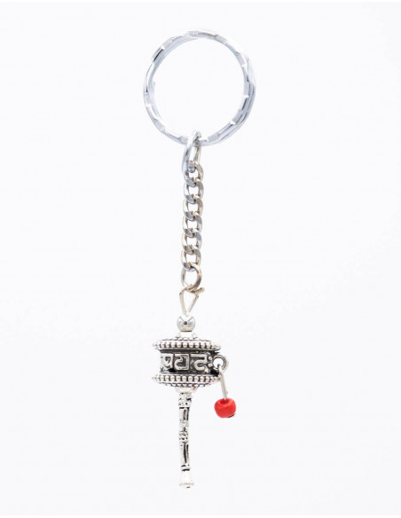 Prayer Wheel Keychain