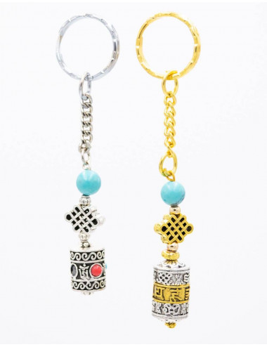 Tibetan Rotating Keychain
