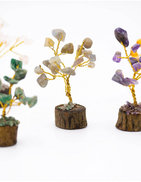 Pack of 12 Mineral Stone Trees