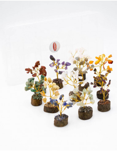 Pack of 12 Mineral Stone Trees