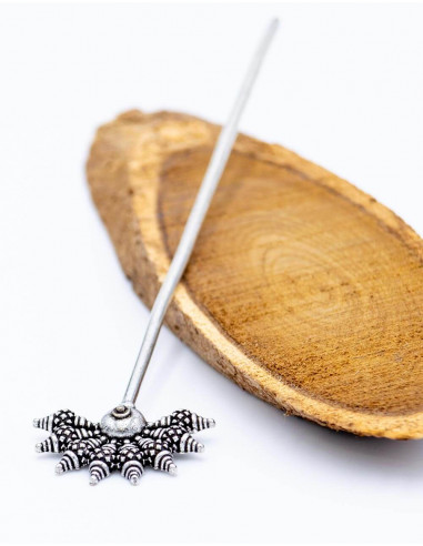 Stick Hair Carved Metal
