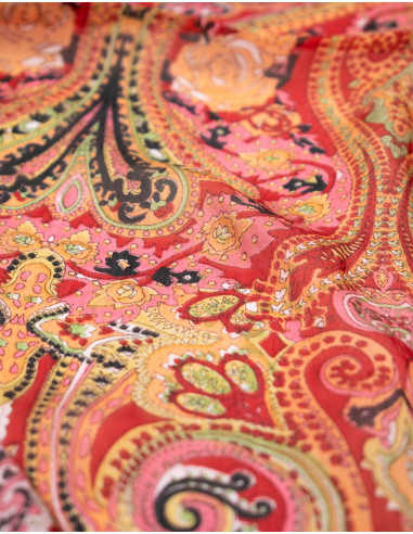 pañuelo-mujer-seda-rojo-estampado