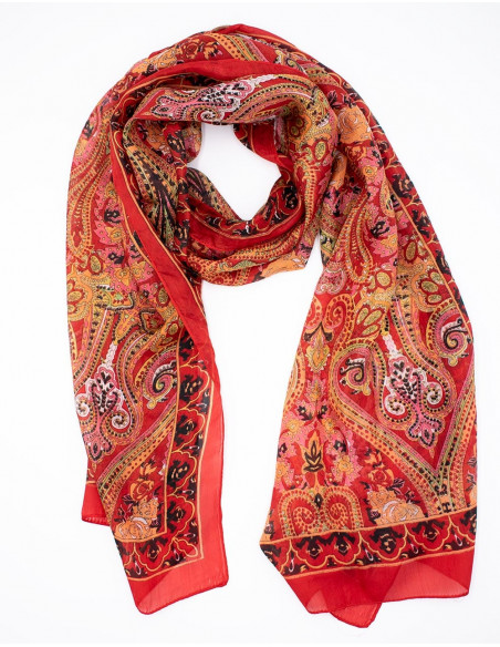 fular-rectangular-seda-rojo-estampado