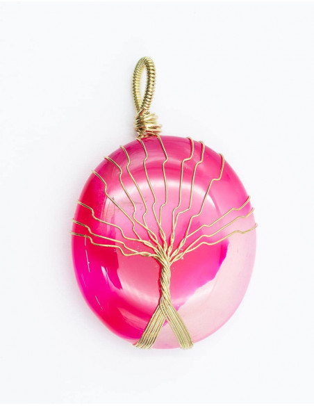 Pendant Stone with Tree