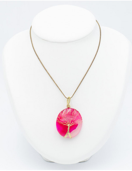 Pendant Stone with Tree