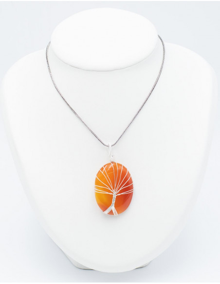 Pendant Stone with Tree