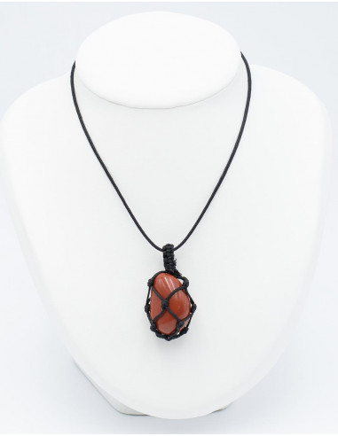 Macrame Stone Pendant